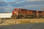 CP AC44CW Locomotive leading a train